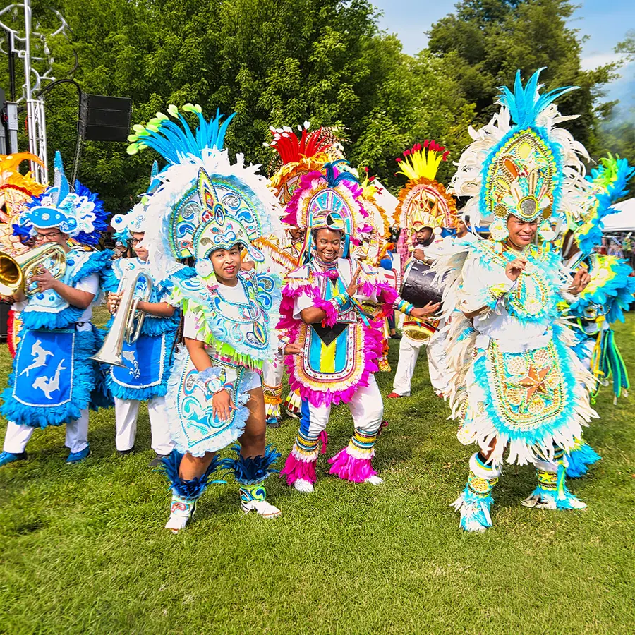 Bahamas Junkanoo Legends, performing at JAM Roots & Rhythms Festival